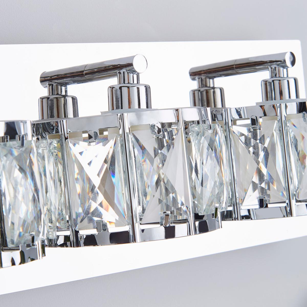Kylie Bathroom 3 Light Wall Light Chrome – image 4