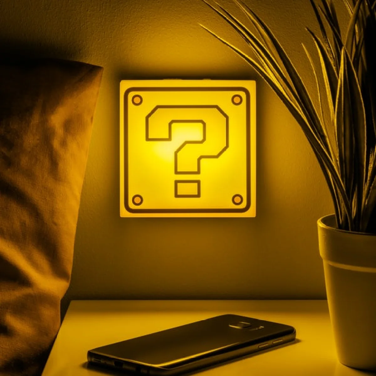 Nintendo Super Mario Question Block Night Light – image 2