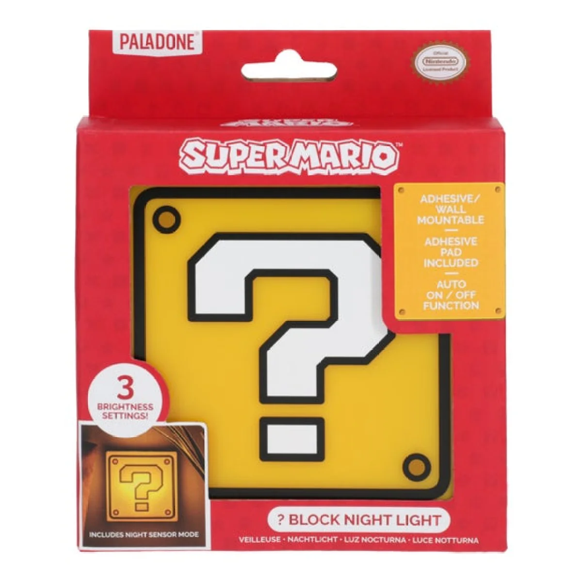 Nintendo Super Mario Question Block Night Light – image 6