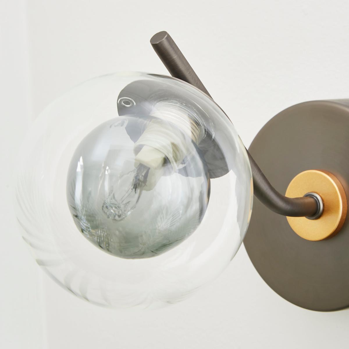 Molecular Industrial Wall Light Clear – image 3