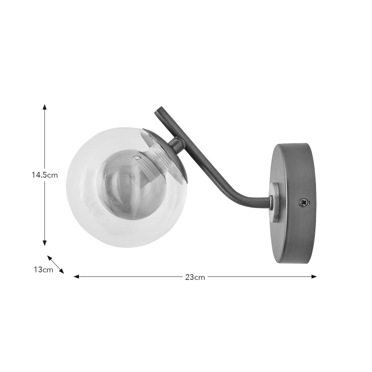 Molecular Industrial Wall Light Clear – image 6