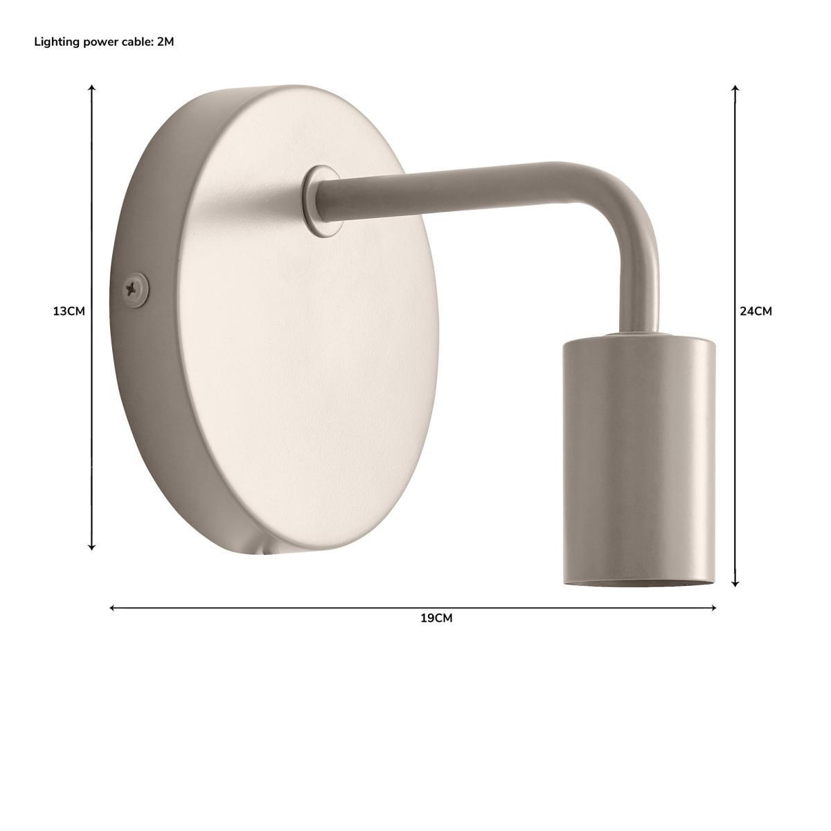 Elements Koppla Plug-In Wall Light Black – image 4