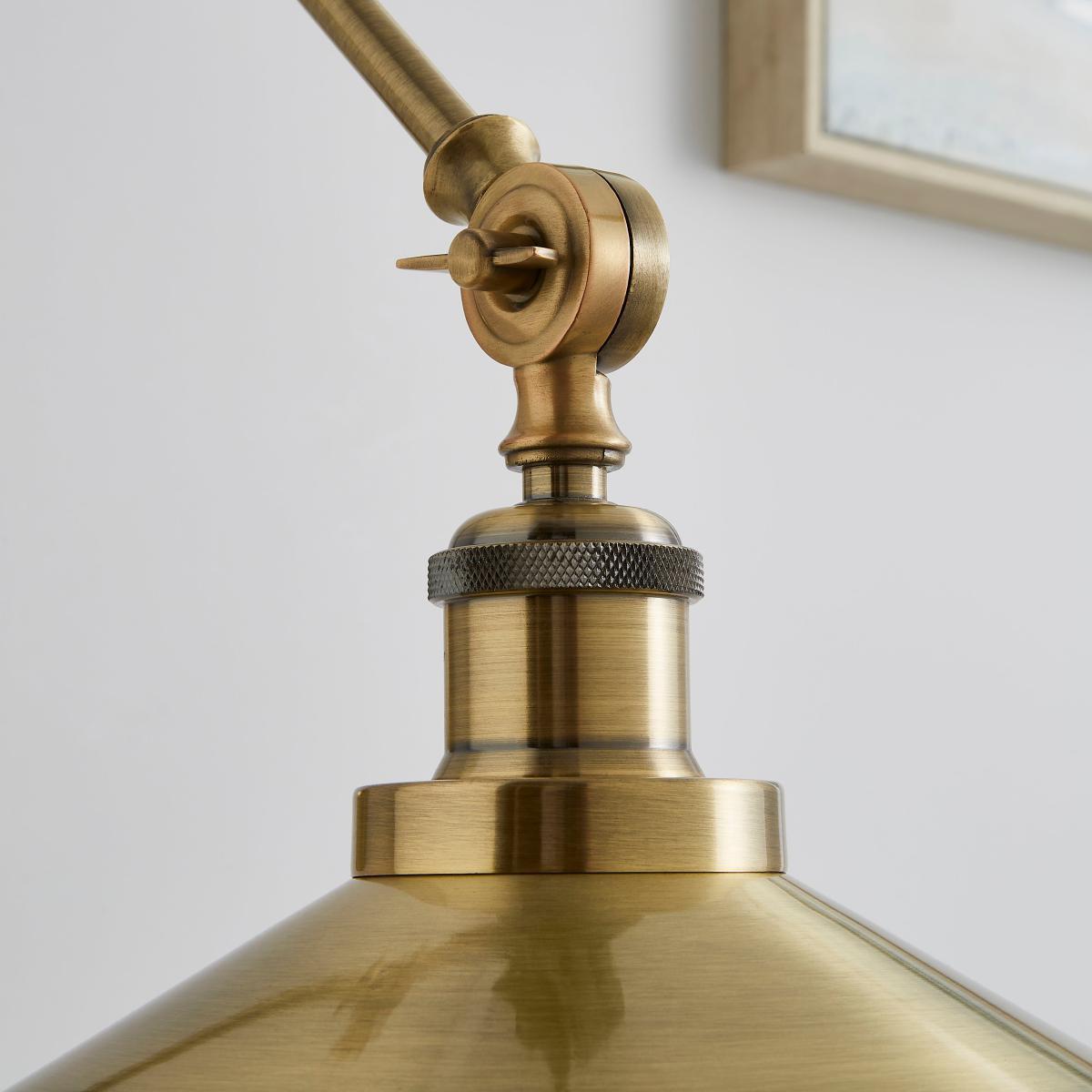 Churchgate Langton Adjustable Wall Light Gold – image 3