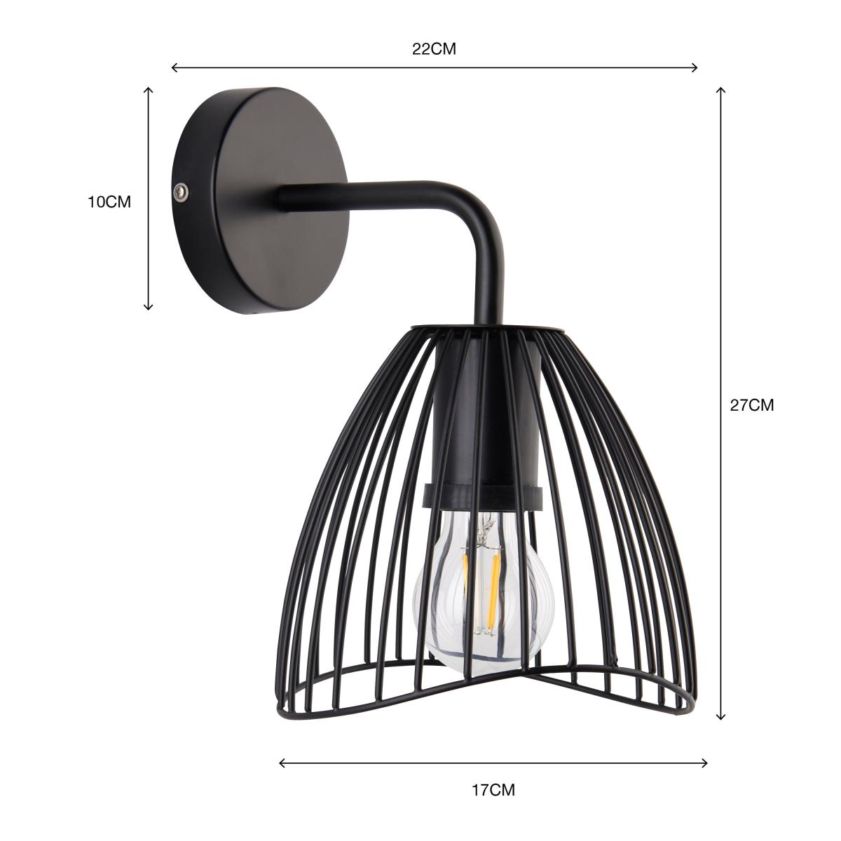 Jaula Indoor Outdoor Wall Light Black – image 6