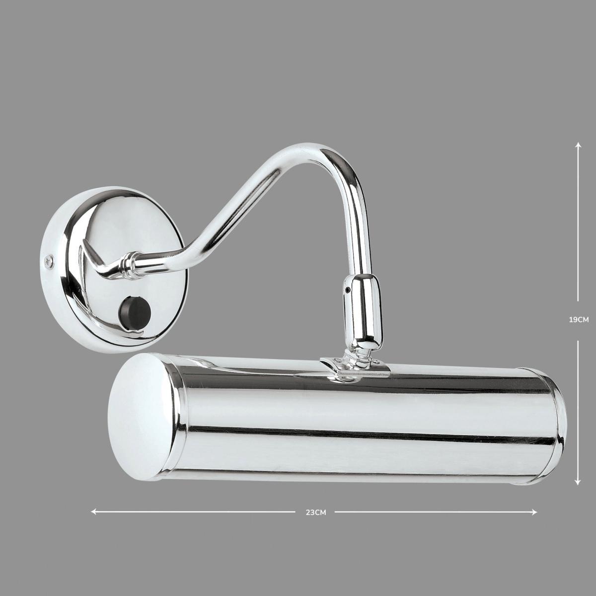 Avay Chrome Wall Light Chrome – image 4