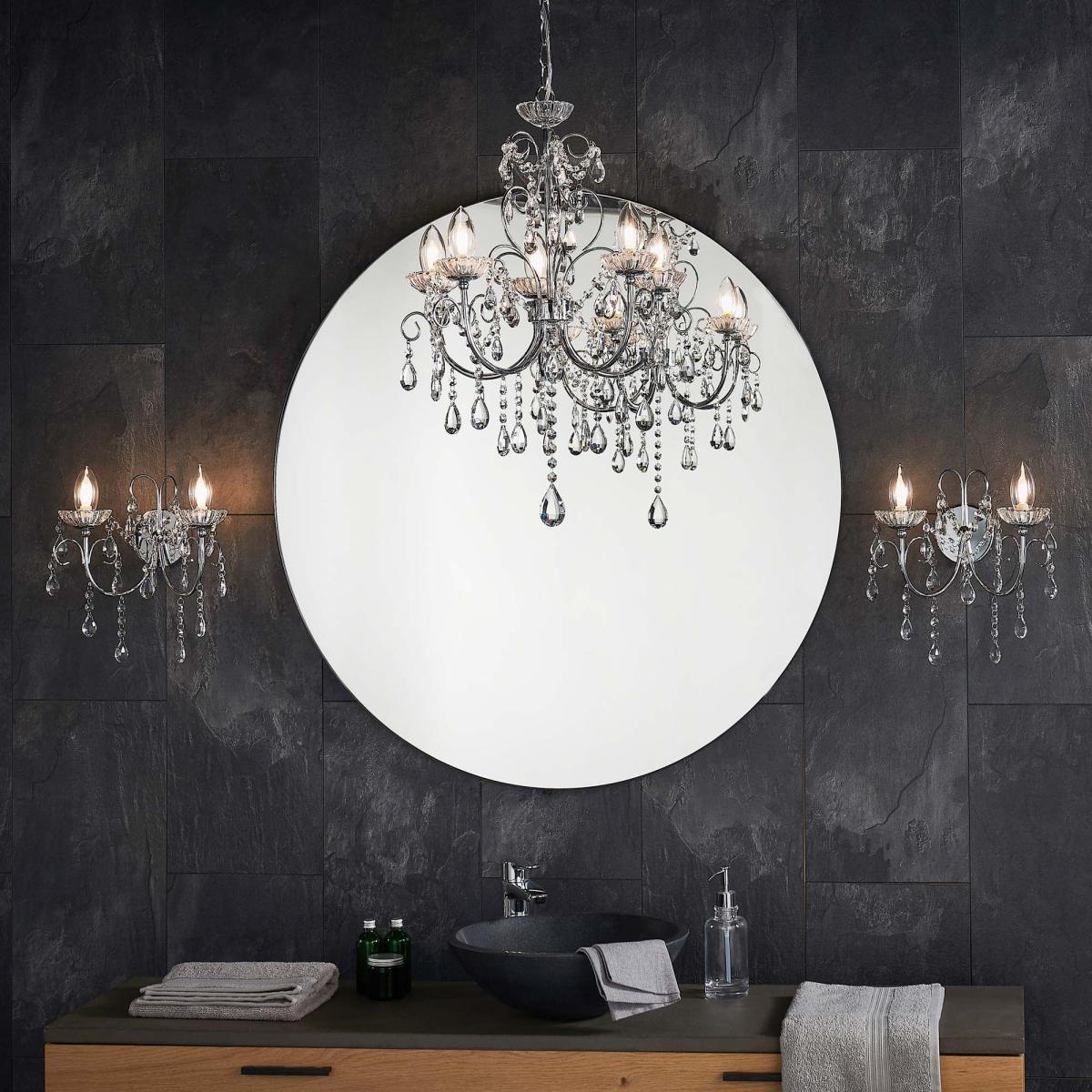 Vogue Tabitha 2 Light Wall Light Chrome – image 5