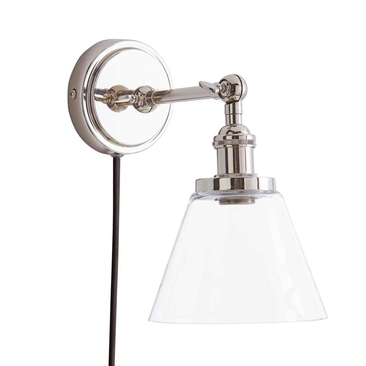Dorma Purity Nickson EasyFit Plug-In Wall Light Chrome – image 5
