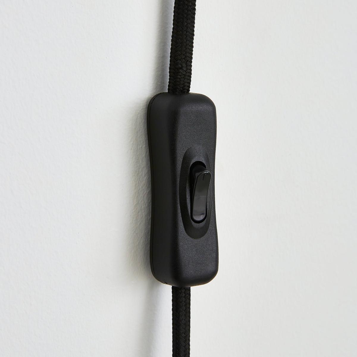 Harrison Easy Fit Plug In Wall Light Black – image 4