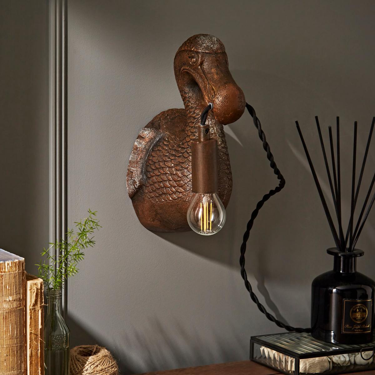 Dodo Plug in Wall Light Bronze – image 2