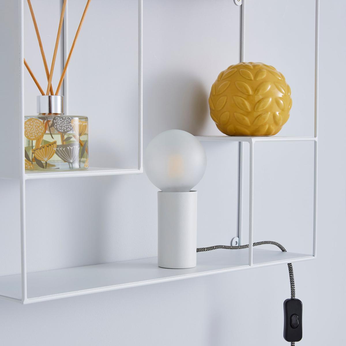 Bradford Shelf Wall Light with Magnetic Bulb Holder Matt Black – image 3
