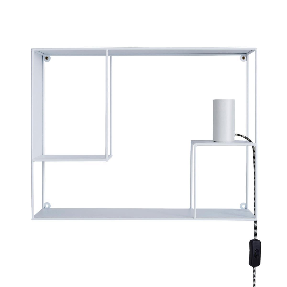 Bradford Shelf Wall Light with Magnetic Bulb Holder Matt Black – image 5