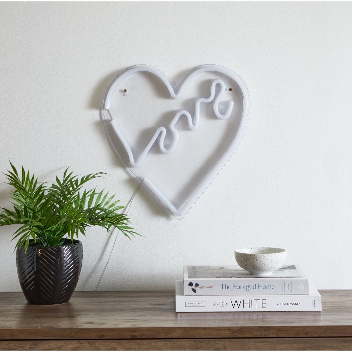 Love Heart Neon Sign MultiColoured – image 2