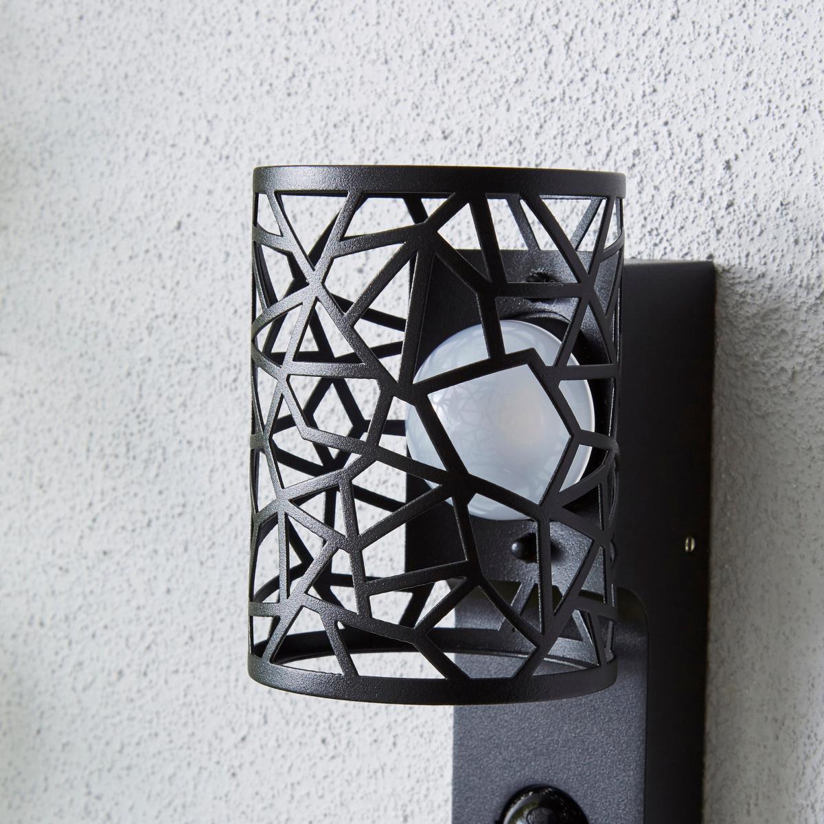 Pandora Black Outdoor Wall Light Black – image 4