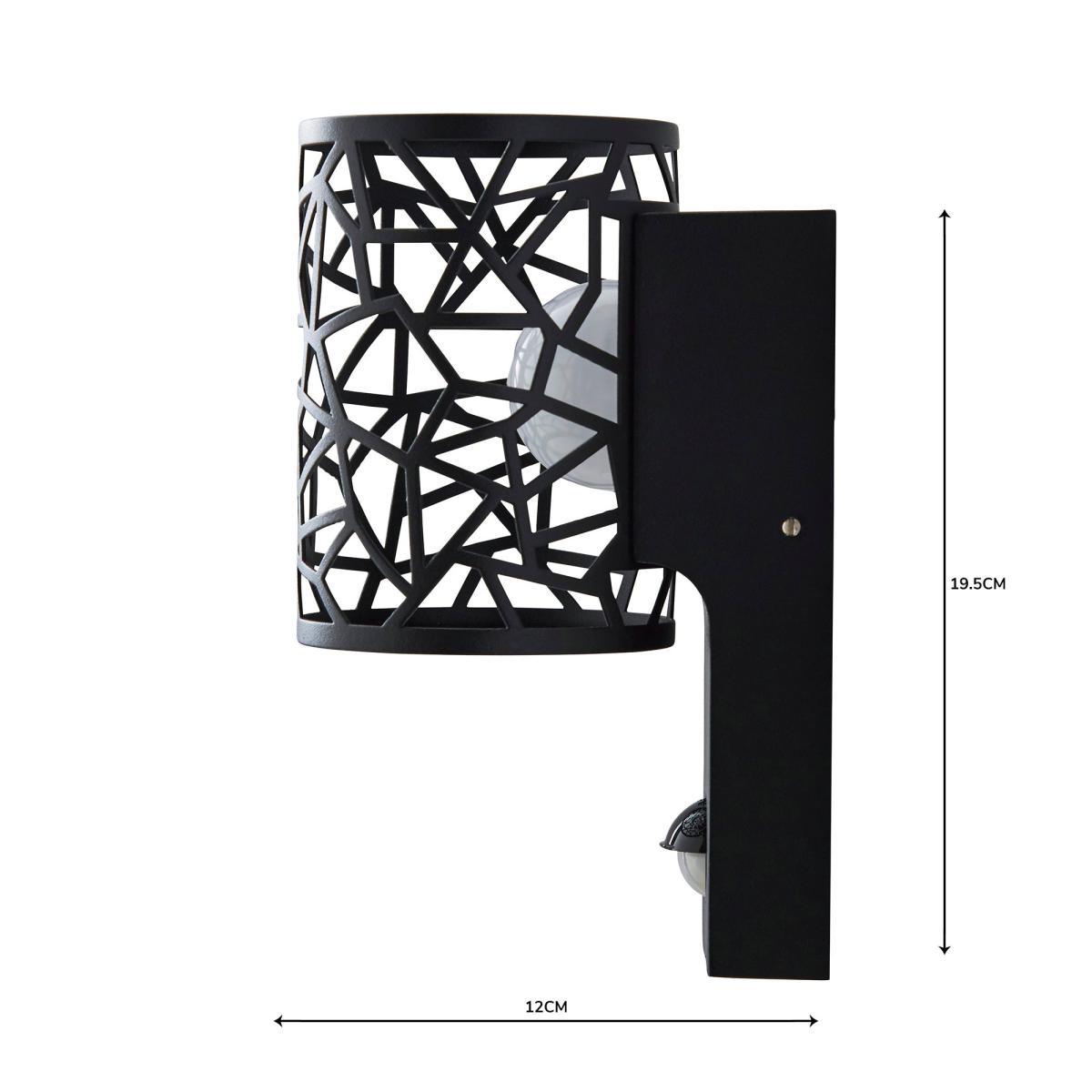 Pandora Black Outdoor Wall Light Black – image 5
