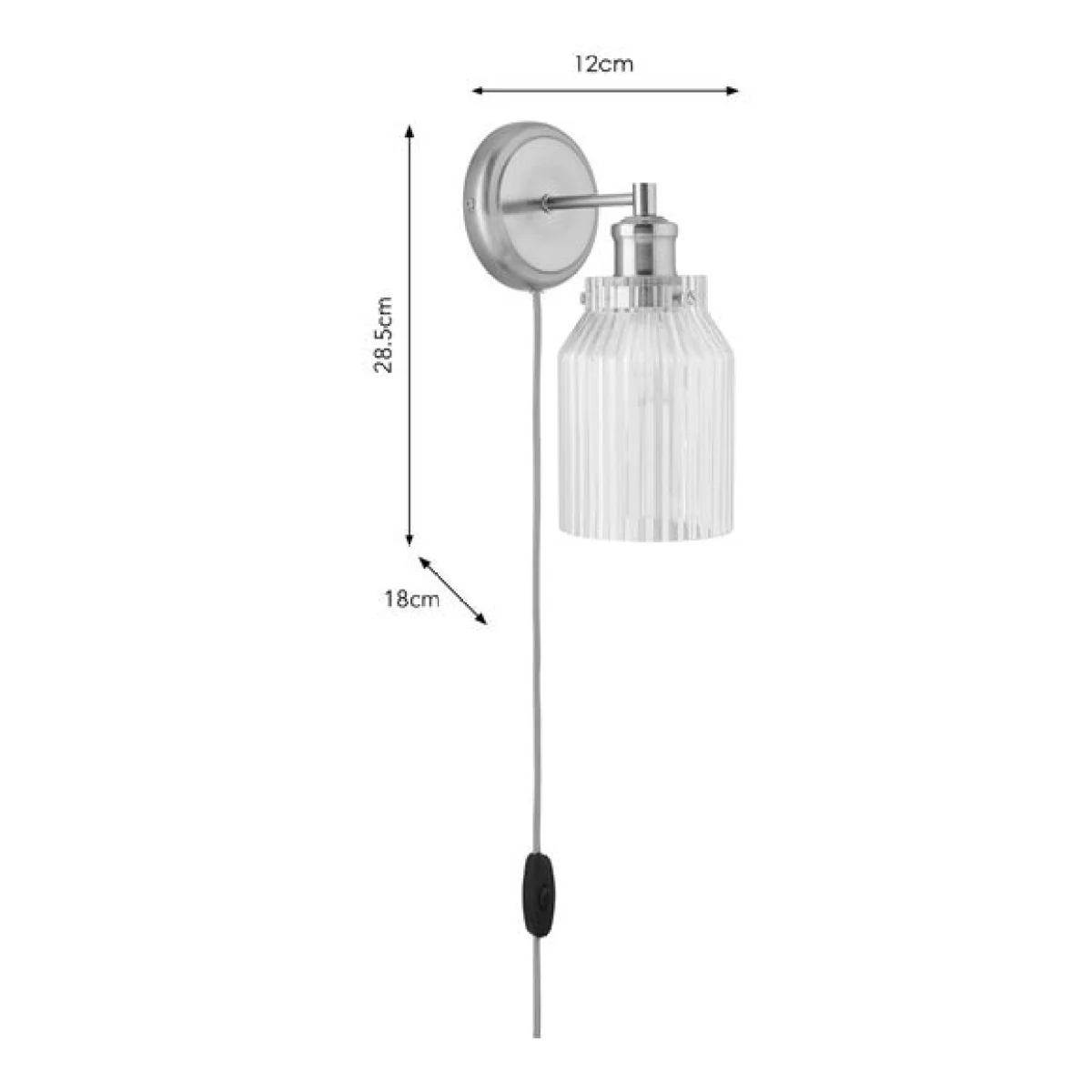 Tobias Plug In Wall Light – image 8