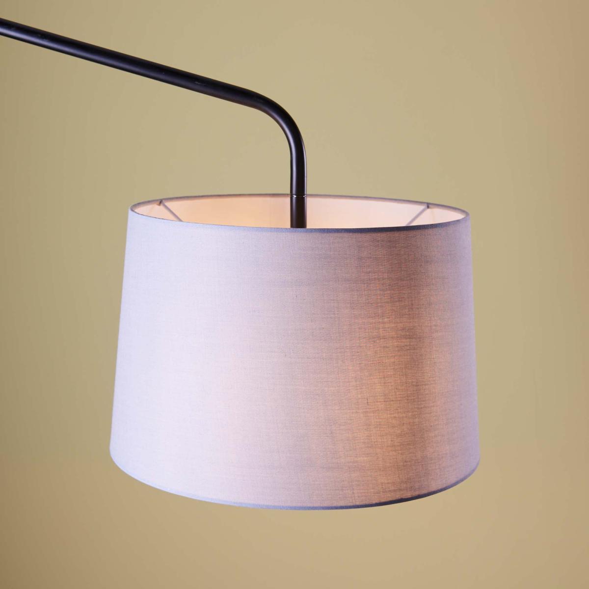 Vogue Carlson Swing Arm Shade Wall Light Grey Grey – image 4