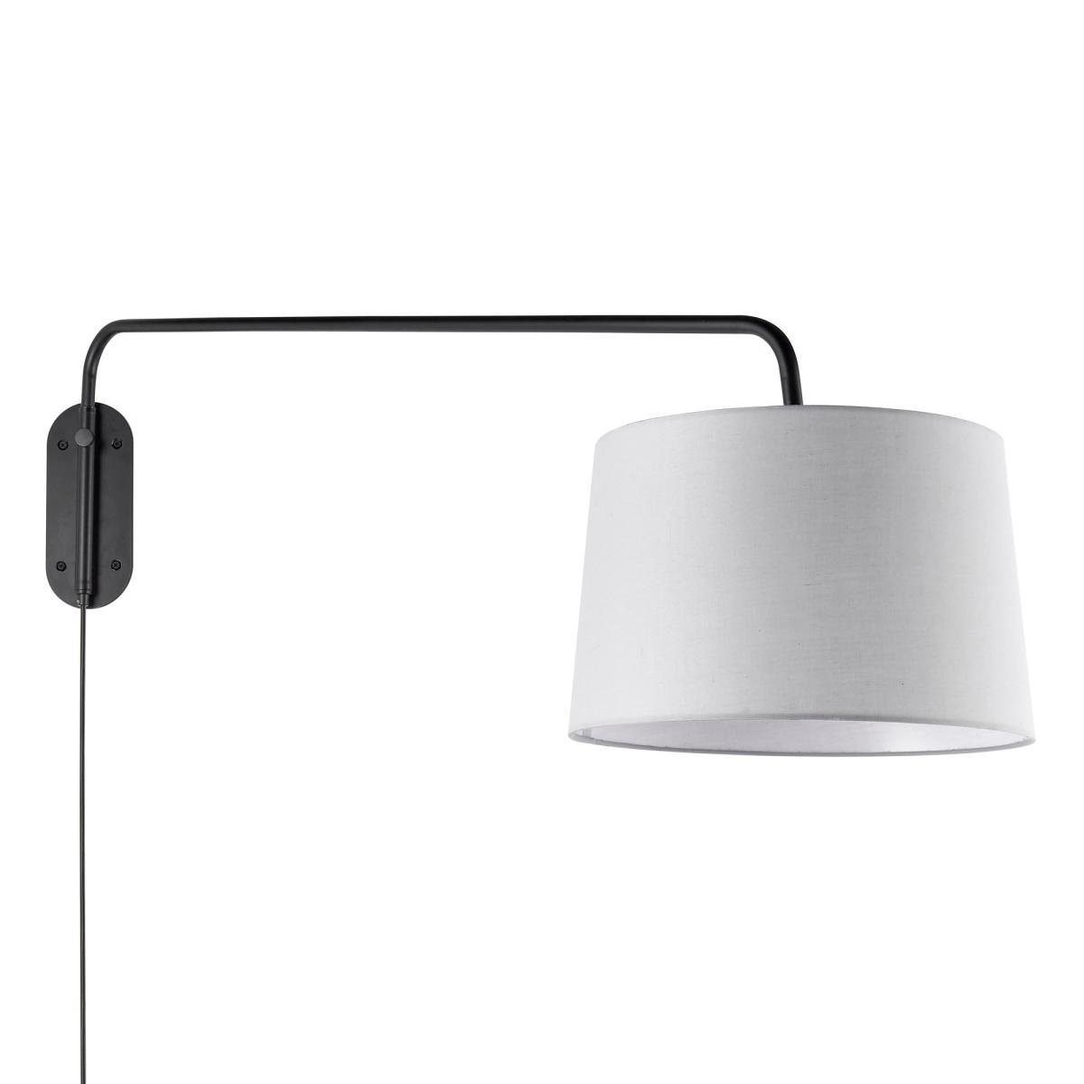 Vogue Carlson Swing Arm Shade Wall Light Grey Grey – image 7
