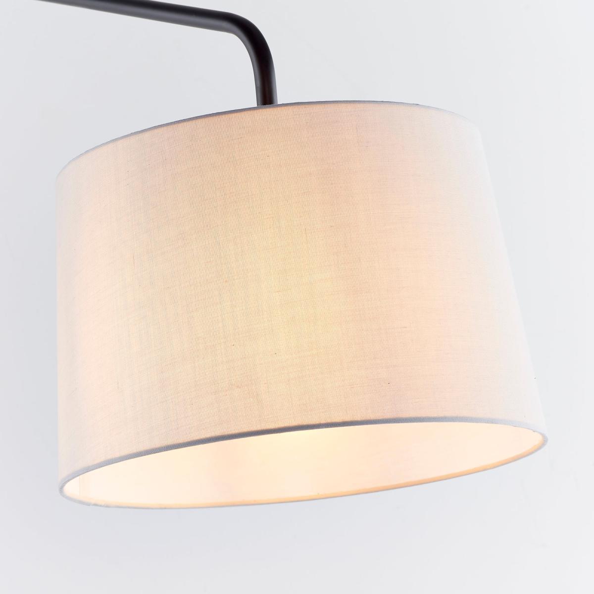 Vogue Carlson Swing Arm Shade Wall Light Grey Grey – image 9