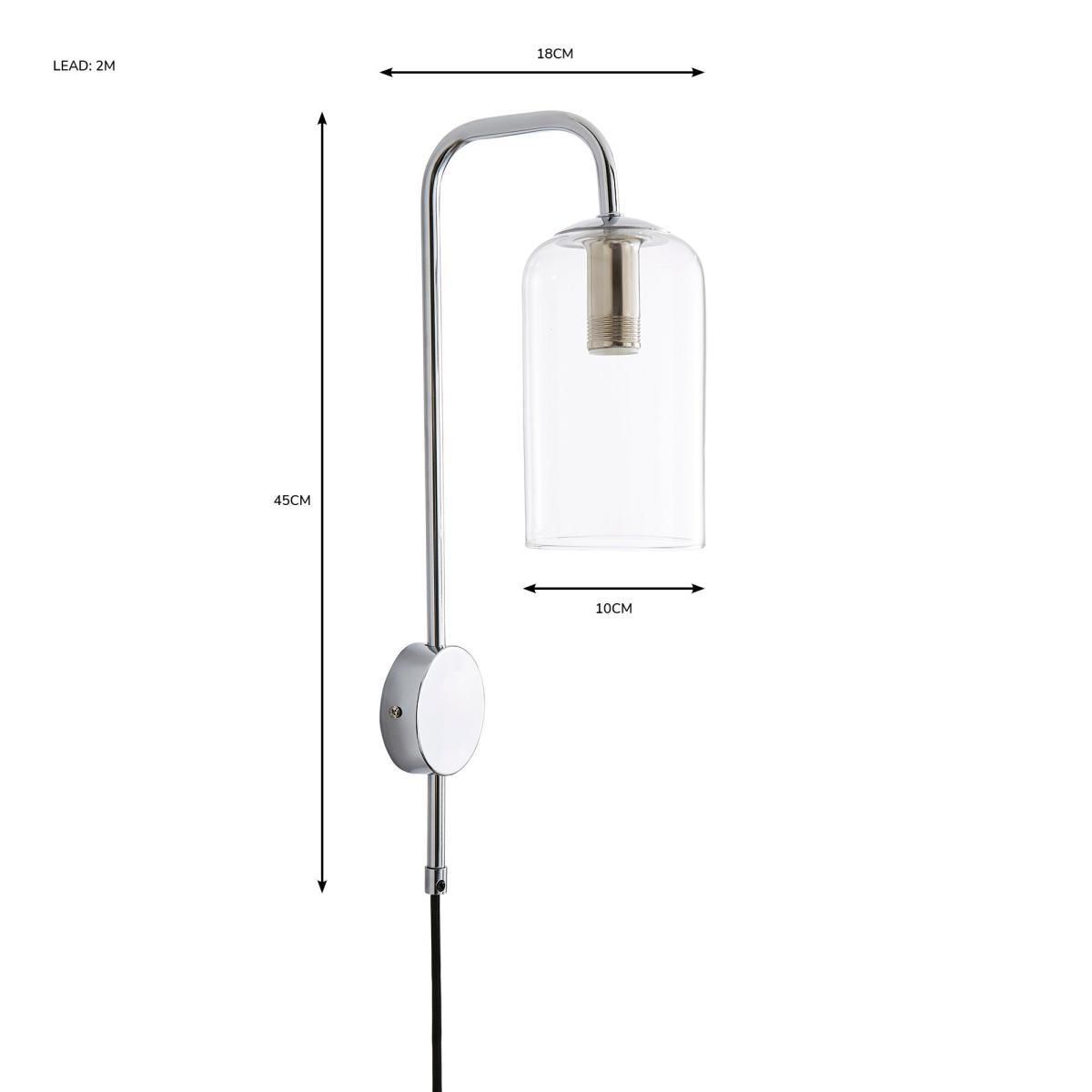 Palazzo Clear Wall Light Clear – image 7
