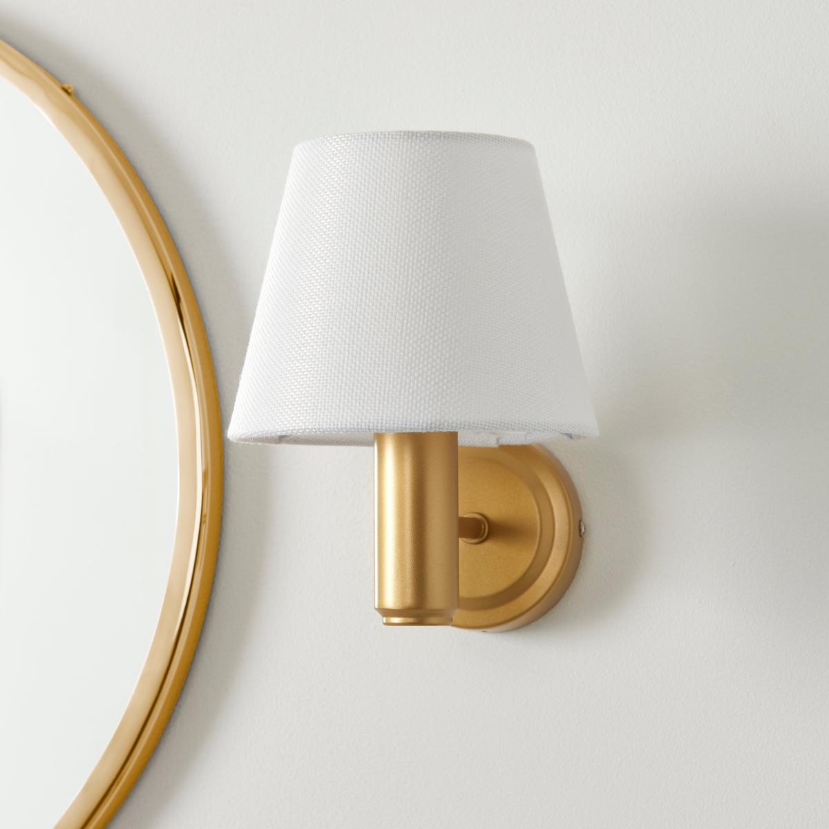 Jessie Bathroom Wall Light Satin Gold – image 2