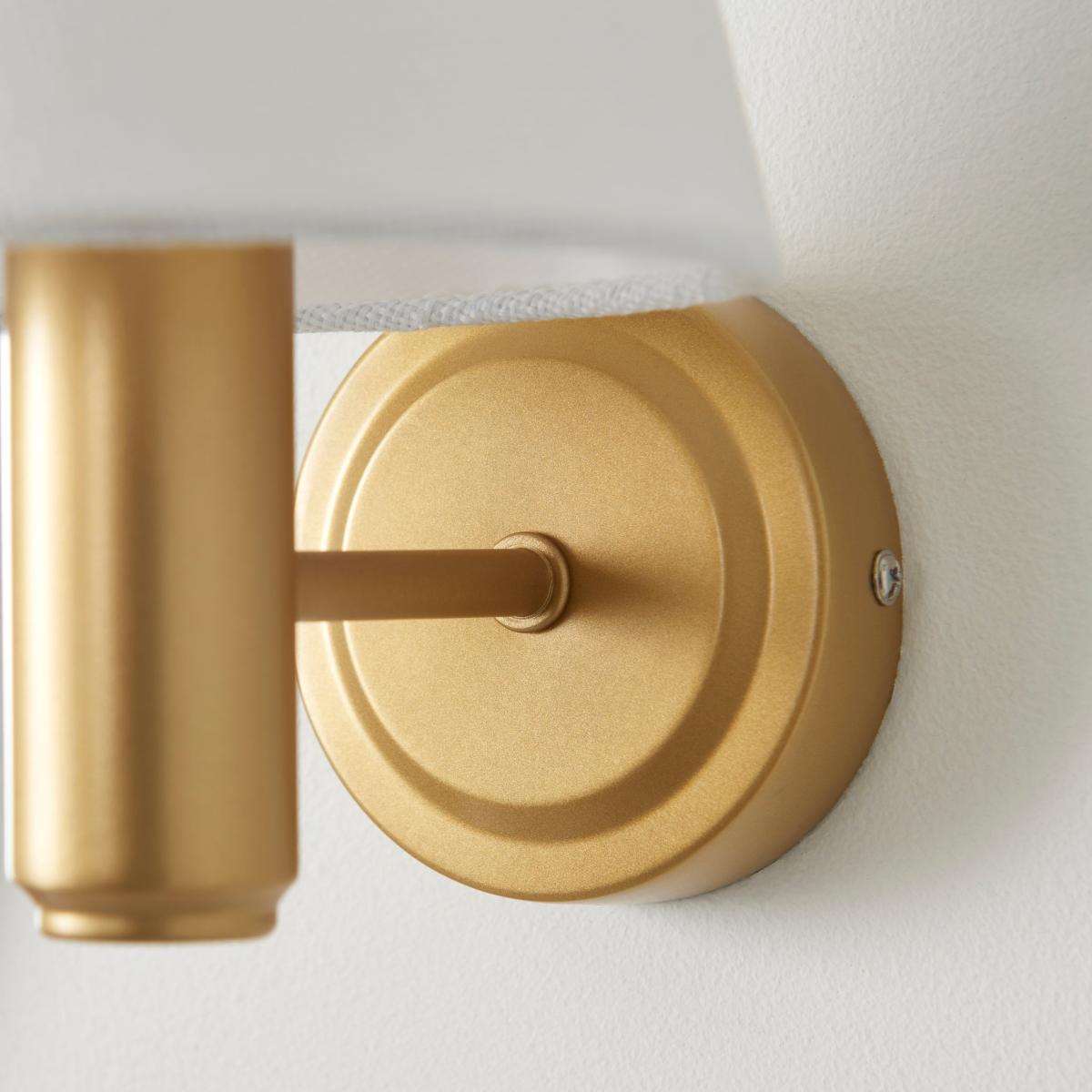 Jessie Bathroom Wall Light Satin Gold – image 4