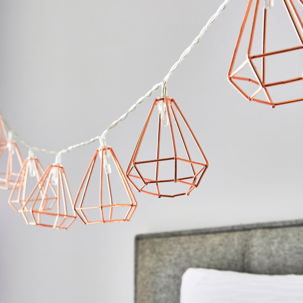 Bremen 10 Light Copper String Lights Copper – image 2