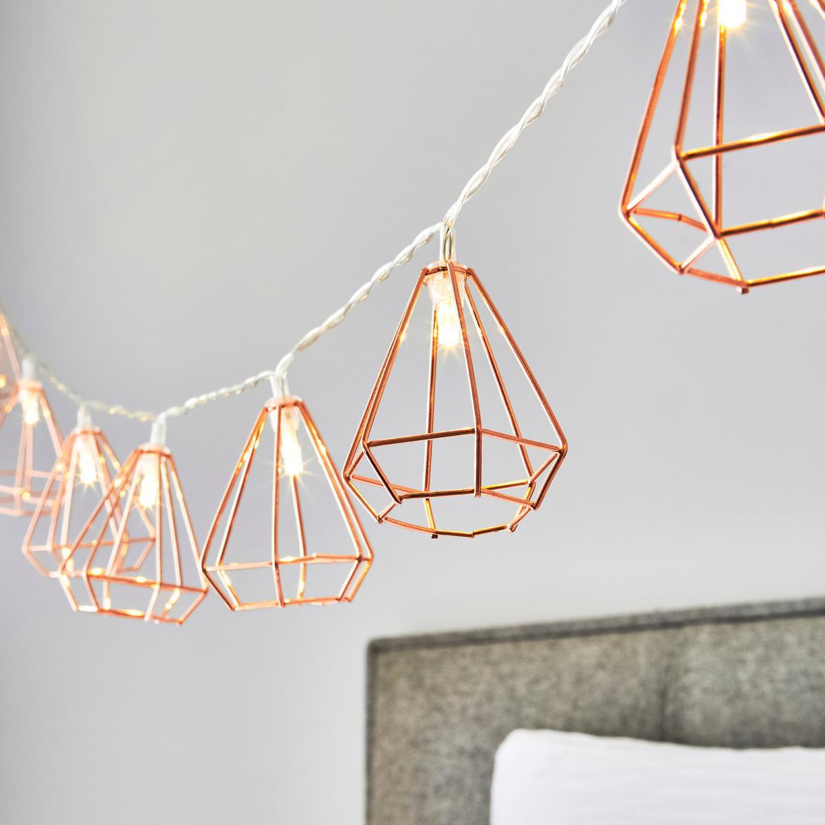 Bremen 10 Light Copper String Lights Copper – image 1