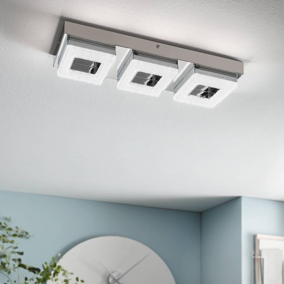 EGLO Fradelo 3 Light LED Ceiling Wall Light – image 1