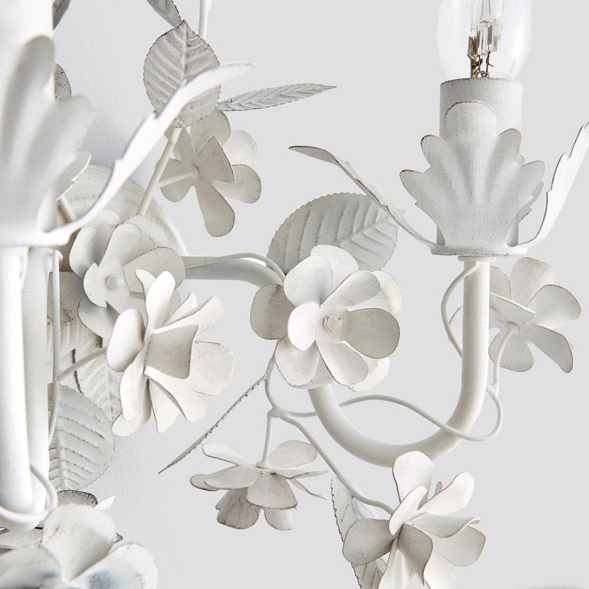 Chateau 2 Light Candelabra White Wall Light White – image 4
