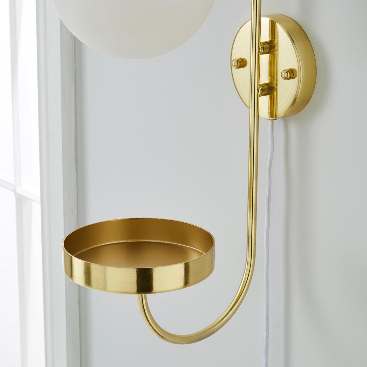 Gigi Easy Fit Plug In White Wall Light White – image 4