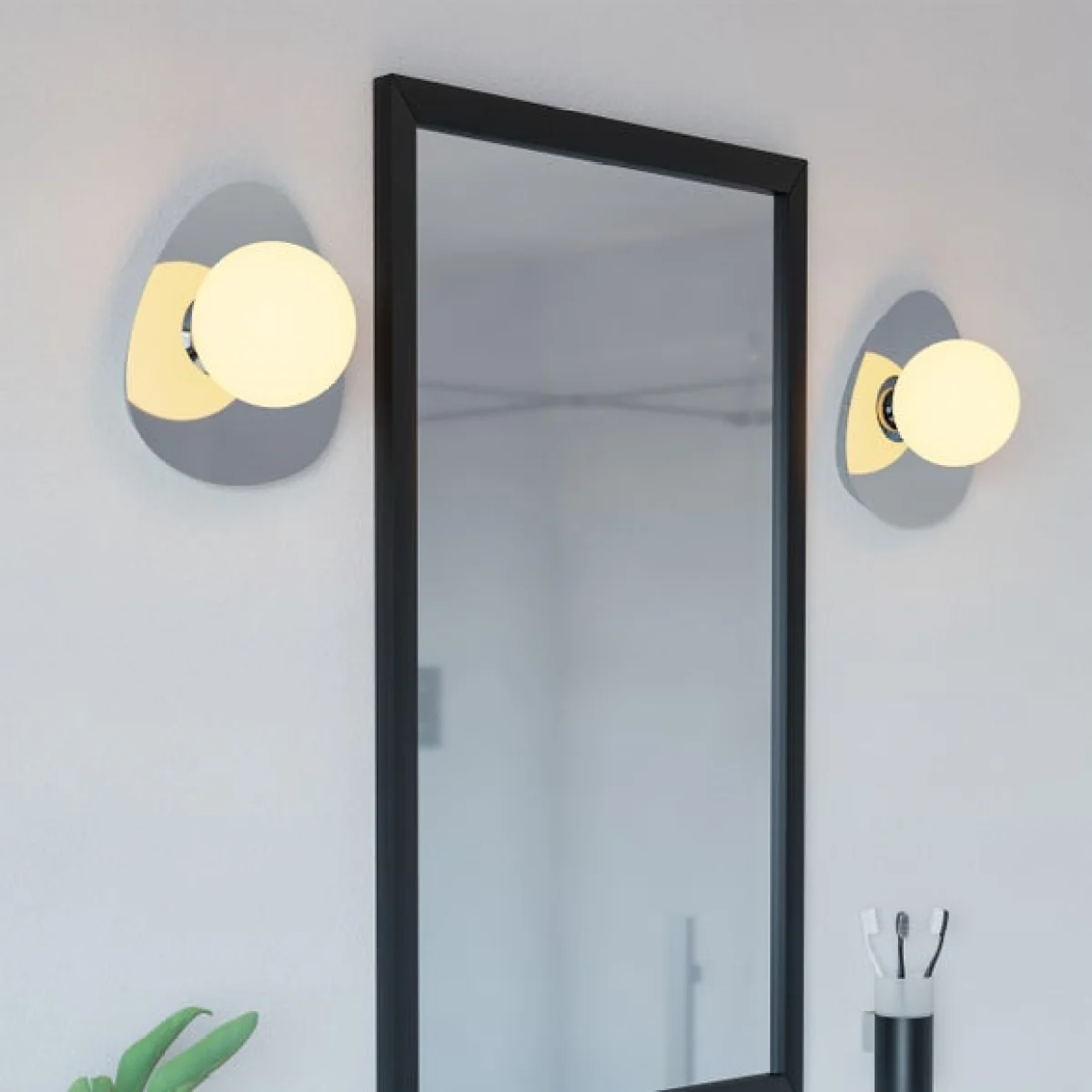 Return - EGLO Castrovido LED Bathroom Wall Light, Chrome – image 2