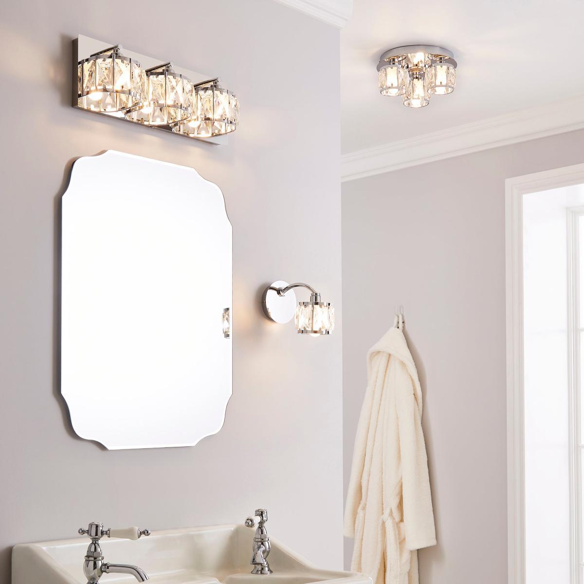 Kylie Bathroom Wall Light Chrome – image 7