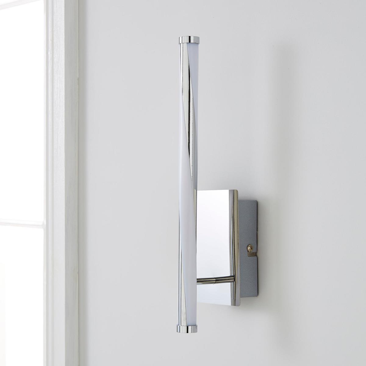 Hettie Integrated LED Wall Light Silver – image 2