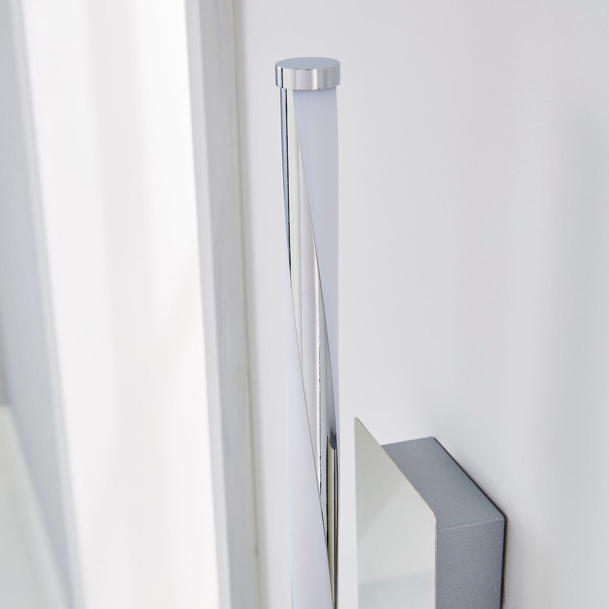 Hettie Integrated LED Wall Light Silver – image 3