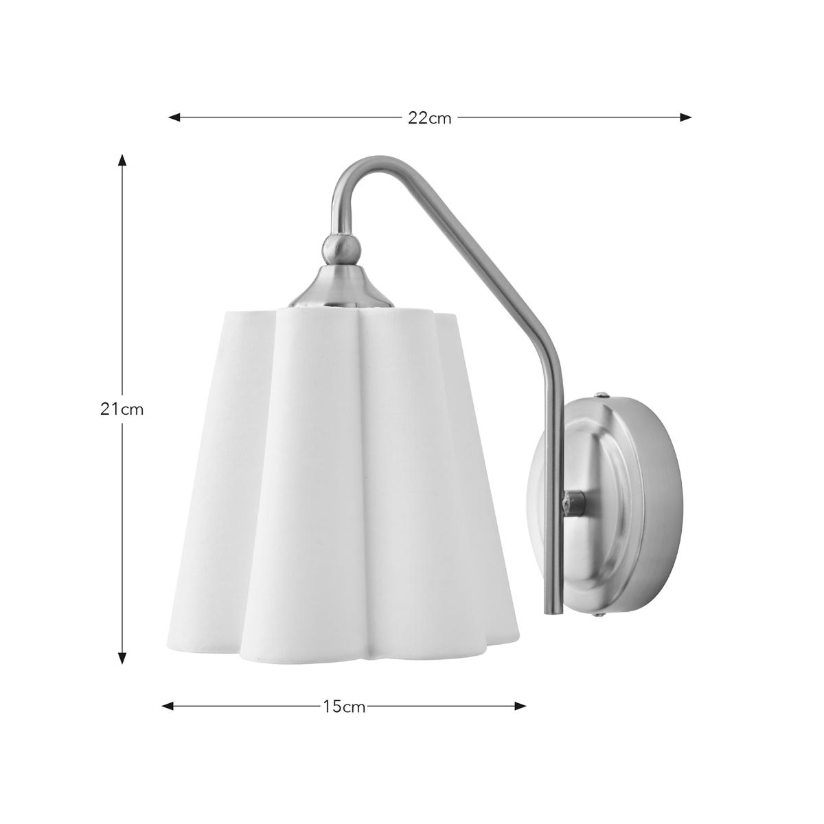 Nancy Wall Light Silver – image 6