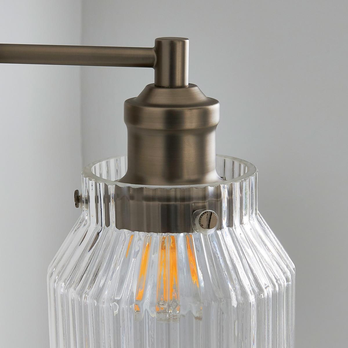 Tobias Easy Fit Plug In Wall Light Pewter (Grey) – image 3