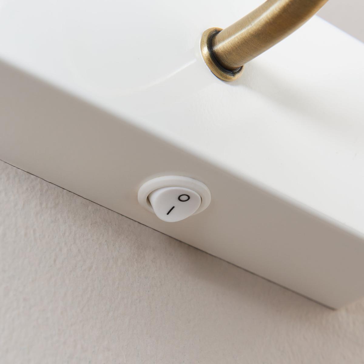 Remi Scalloped 2 Light Adjustable Picture Wall Light – image 4