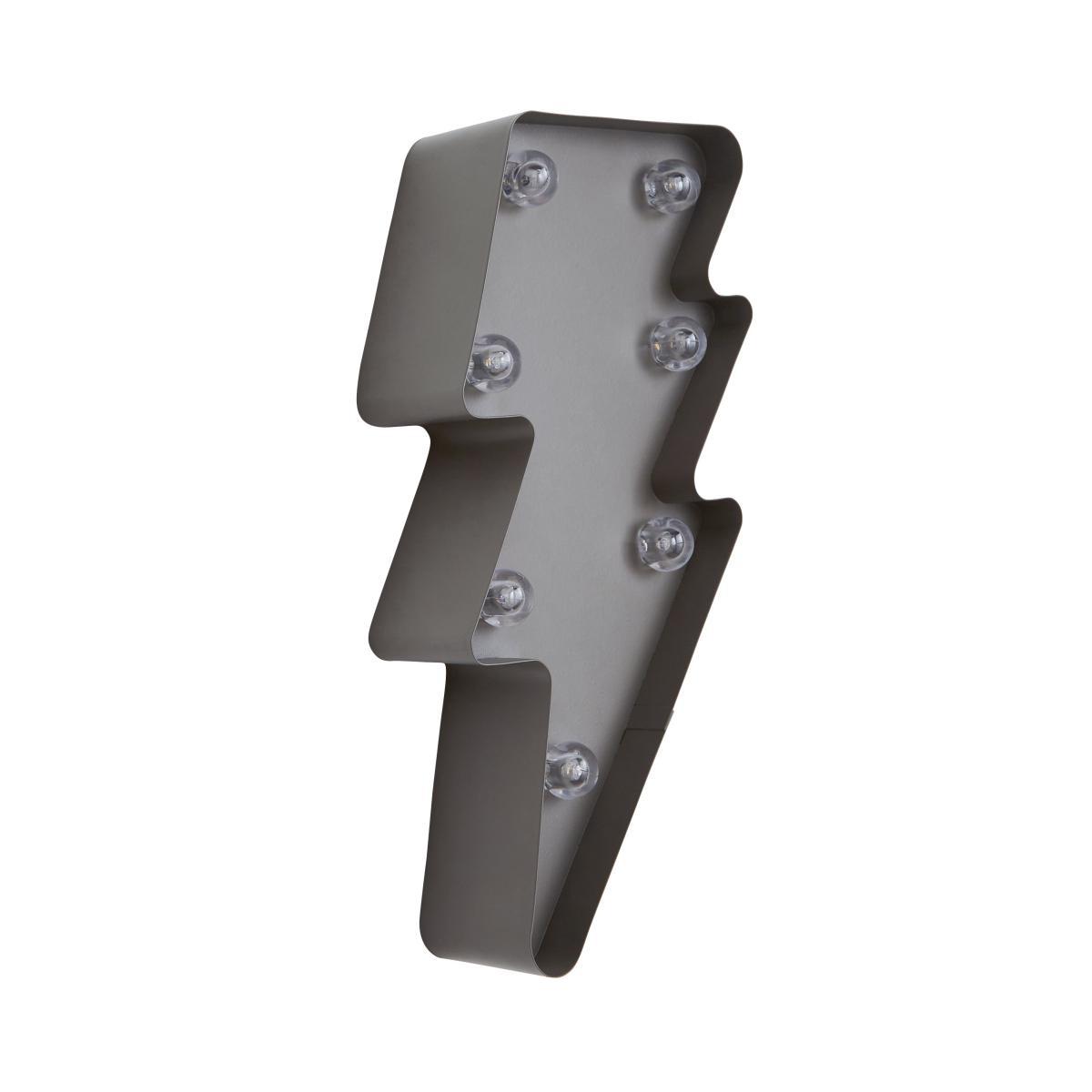 Lighting Bolt Wall Light Grey – image 4