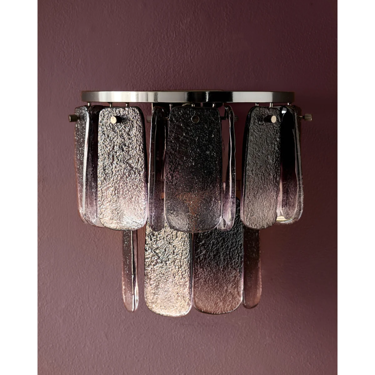Estelle smoked ombre glass wall light – image 5