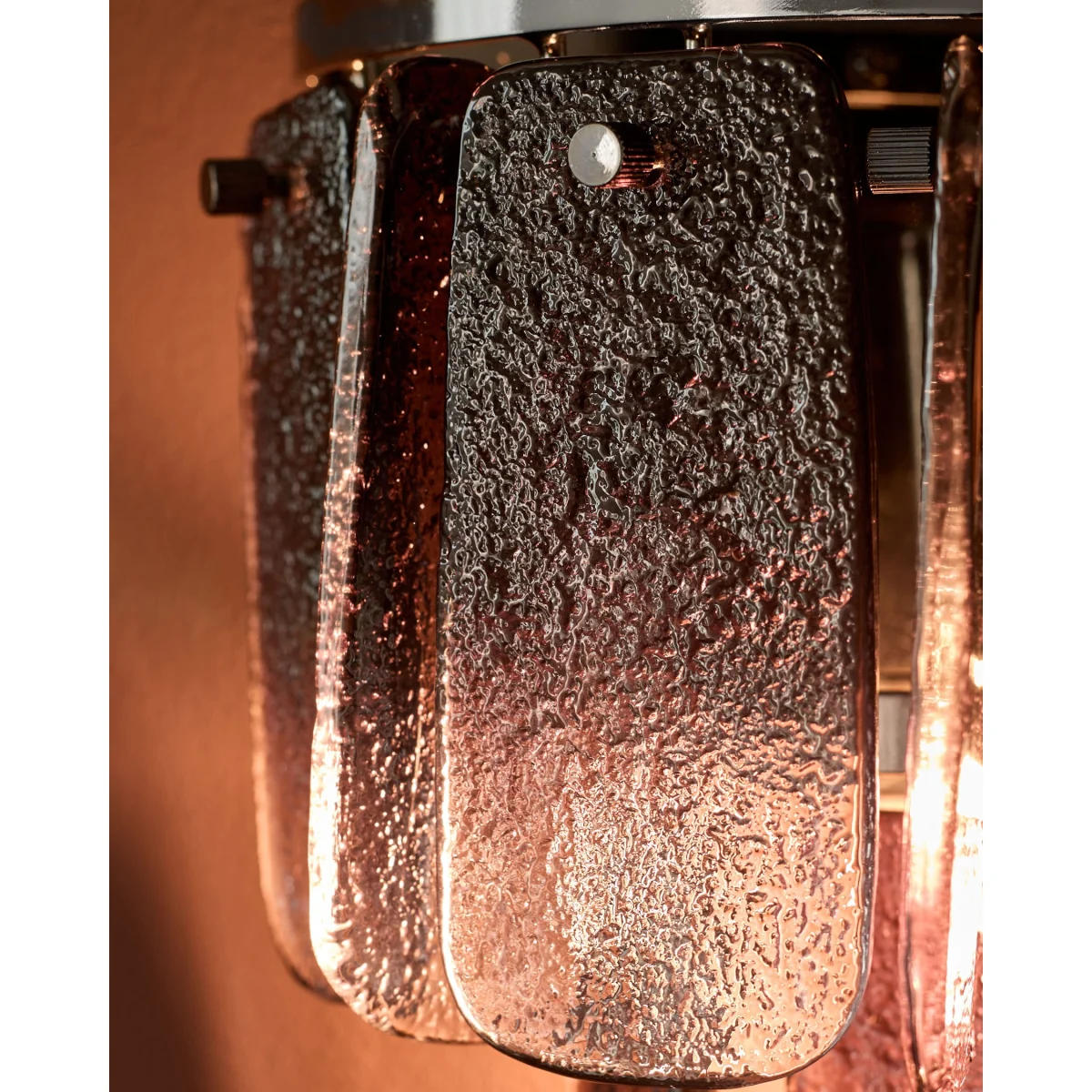 Estelle smoked ombre glass wall light – image 7