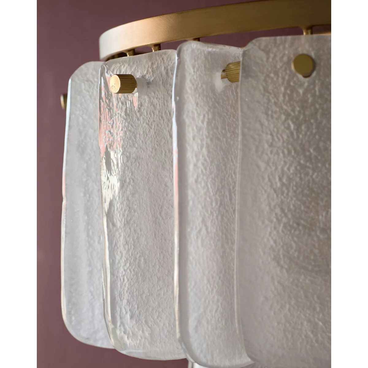 Estelle white glass wall light – image 3