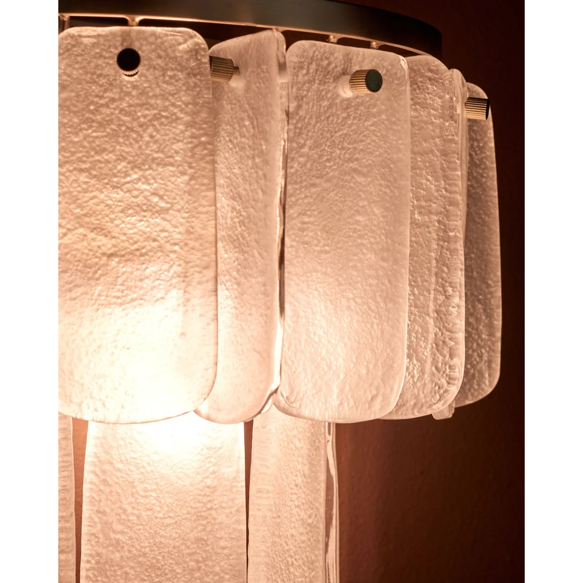 Estelle white glass wall light – image 6