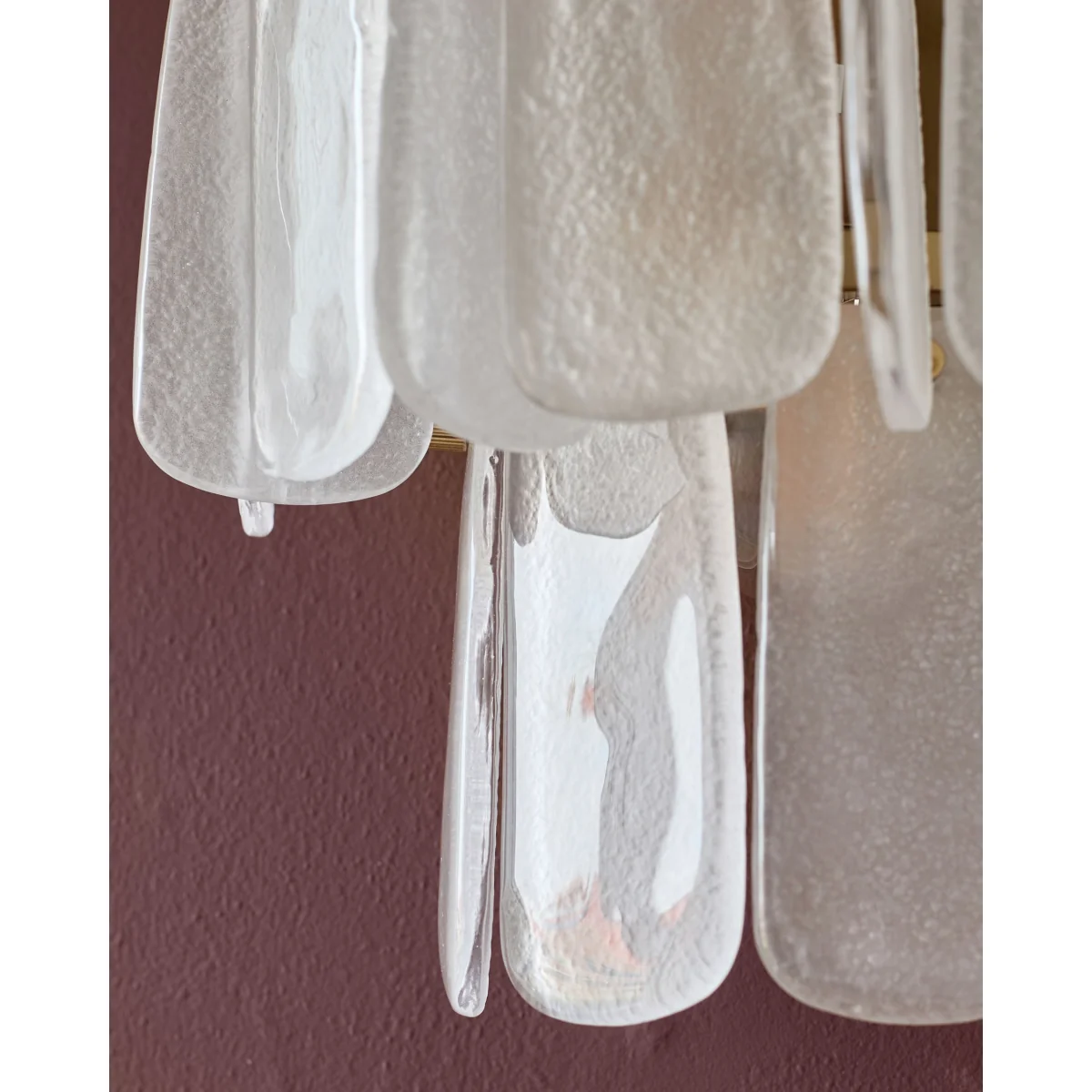 Estelle white glass wall light – image 8