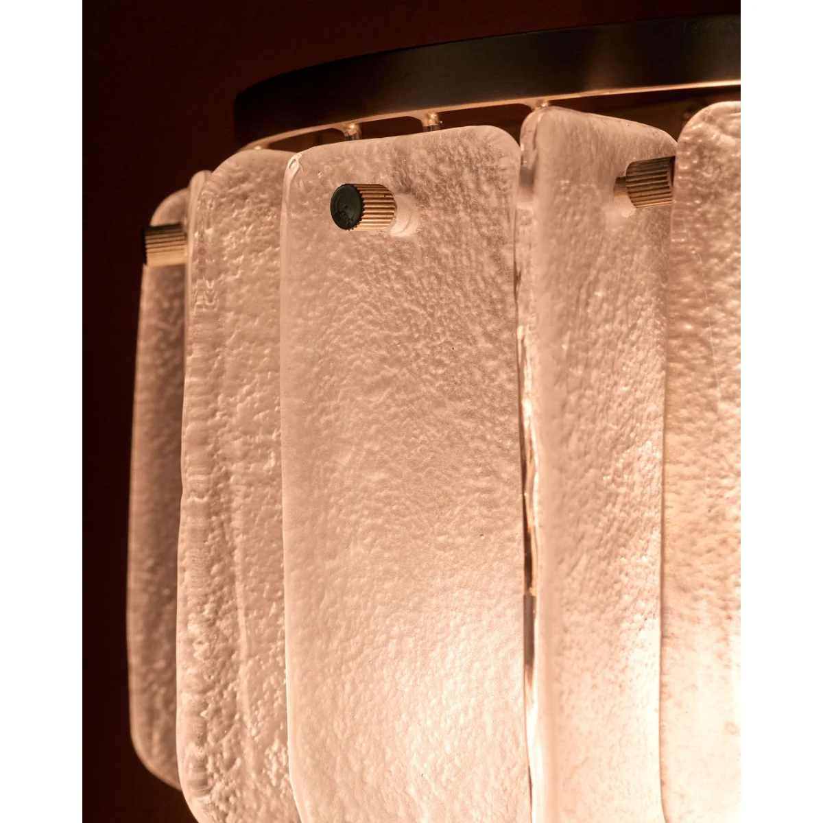 Estelle white glass wall light – image 9