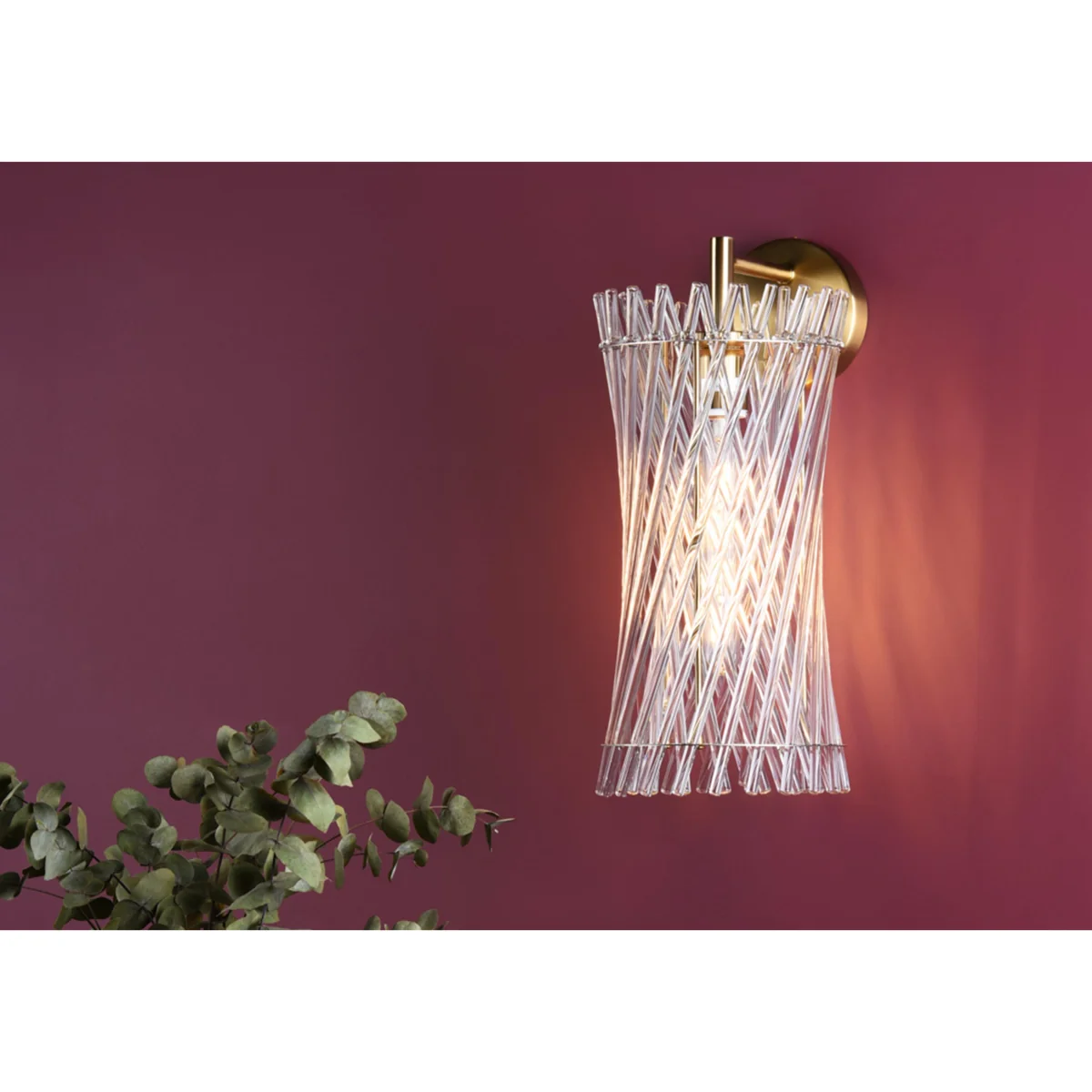 Lorian Glass 1 Light Wall Light – image 2