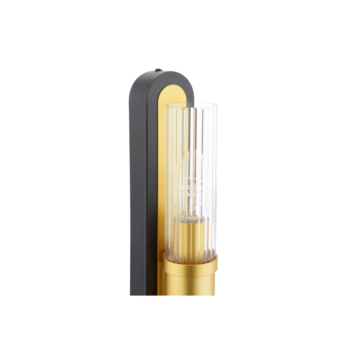Huxwell Ribbed Glass 2 Light Wall Light – image 3