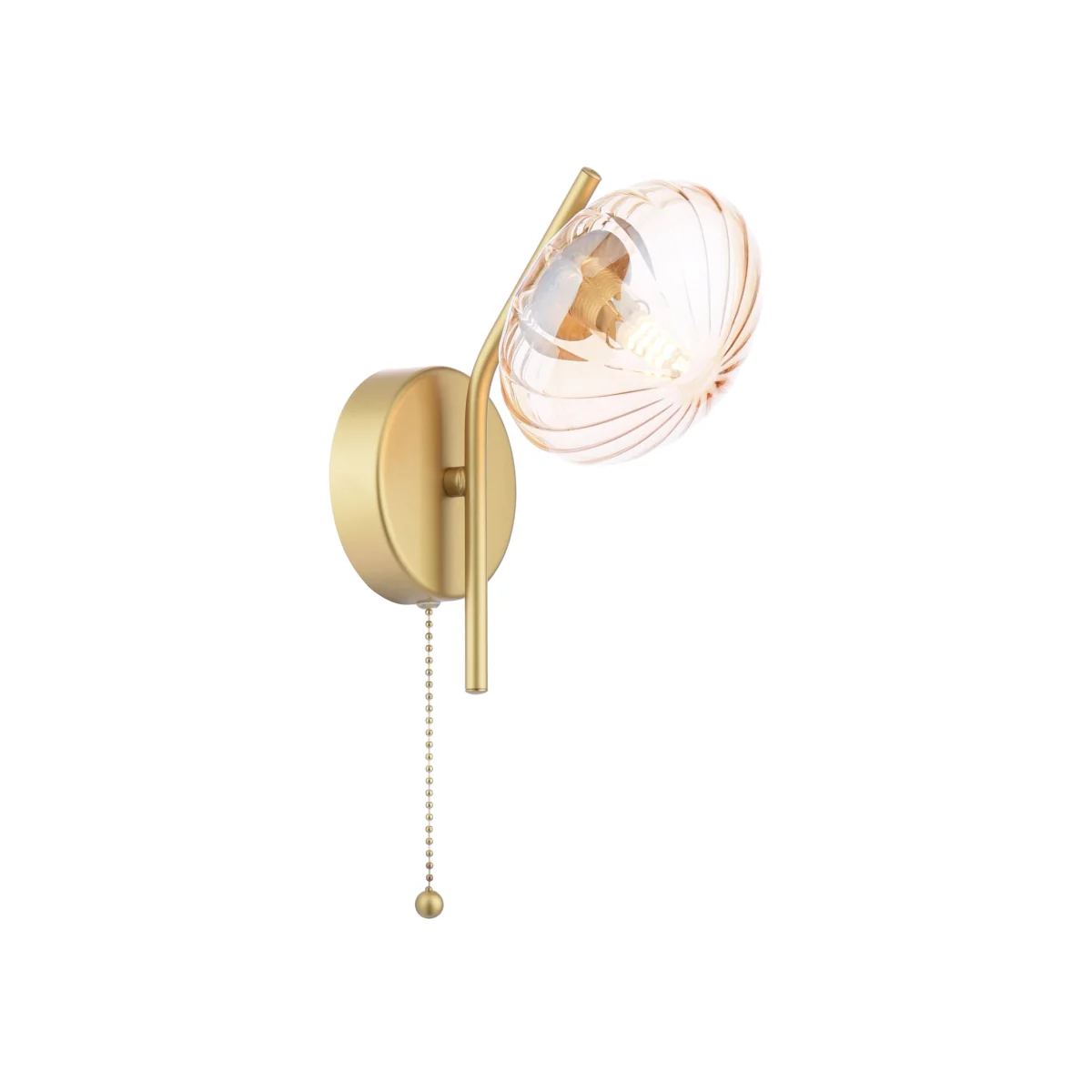 Edin Glass 1 Light Wall Light – image 1