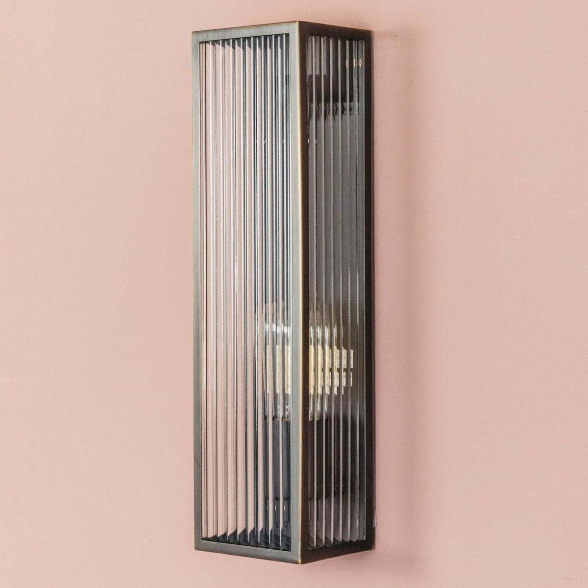 Large Rubbed Bronze Wall Light – image 2