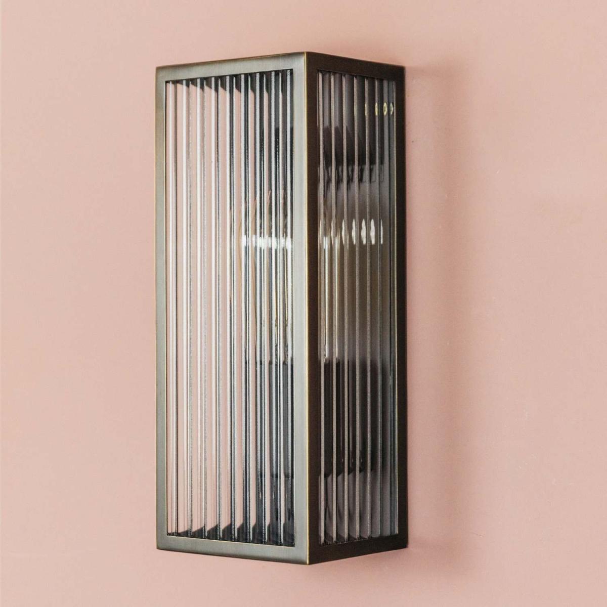 Large Rubbed Bronze Wall Light – image 3