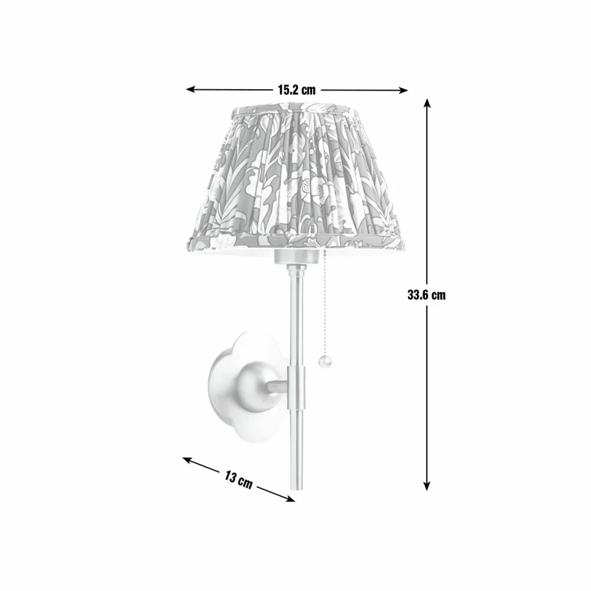 Habitat x Morris & Co. Regency Metal Hyacinth Wall Light – image 5
